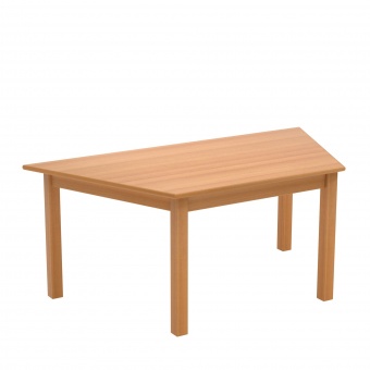 Trapeztisch, 140x70 cm (B/T), 59 cm hoch, 
